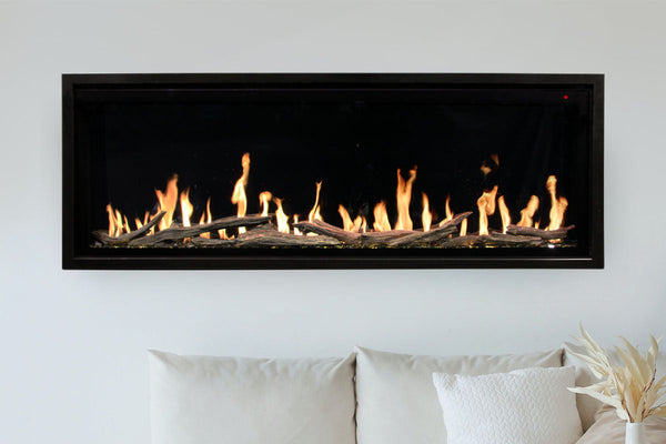 Modern Flames Orion Slim 52" Heliovision Virtual Recessed / Wall Mount Electric Fireplace - Agent BBQ