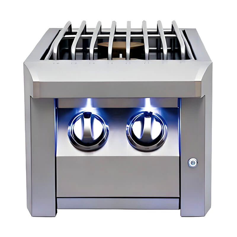 American Renaissance Grill Built - In Double Side Burner - ASBSSB - by Renaissance Cooking Systems | Buy at Agent BBQ