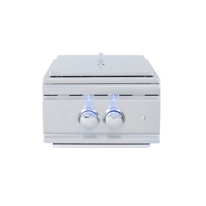 RCS Cutlass Pro Series Built - In Power Burner With Stainless Steel Lid - RSB3A - by Renaissance Cooking Systems | Buy at Agent BBQ