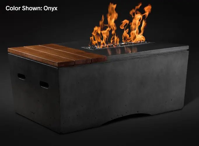 Slick Rock Concrete - Oasis Series 48 - Inch Rectangle Fire Table KOF48 - by Slick Rock Concrete | Buy at Agent BBQ