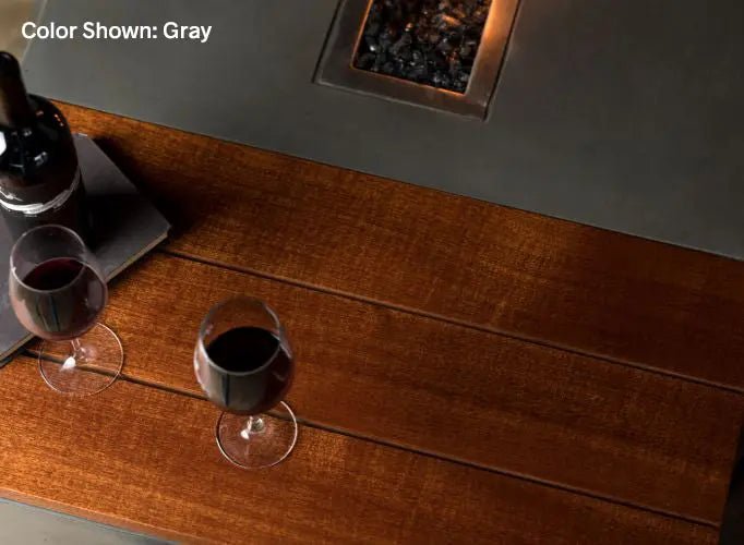 Slick Rock Concrete - Oasis Series 48 - Inch Rectangle Fire Table KOF48 - by Slick Rock Concrete | Buy at Agent BBQ