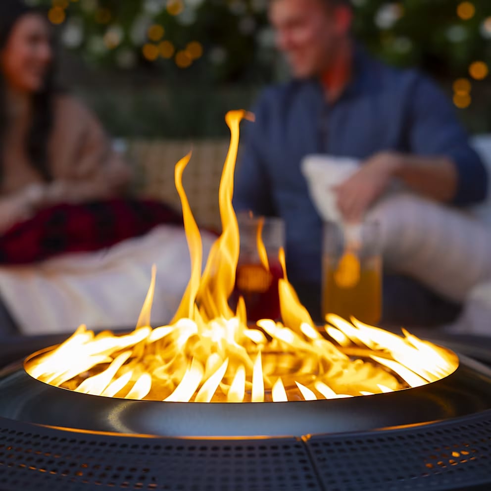 Solo Stove Infinity Flame Propane Fire Pit in Black - FPSURROUND - GAS ...
