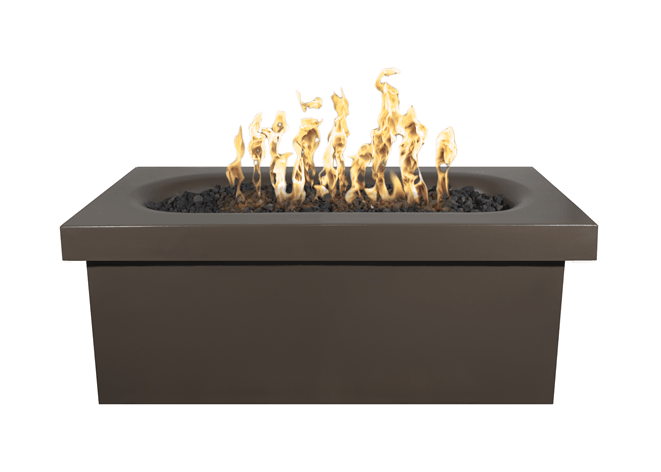 Ramona Rectangular Concrete Fire Table - Concrete Fire Table by The ...