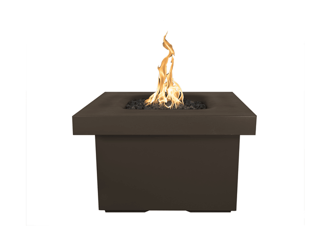 Ramona Square Concrete Fire Table - Concrete Fire Table by The Outdoor Plus | Buy at Agent BBQ