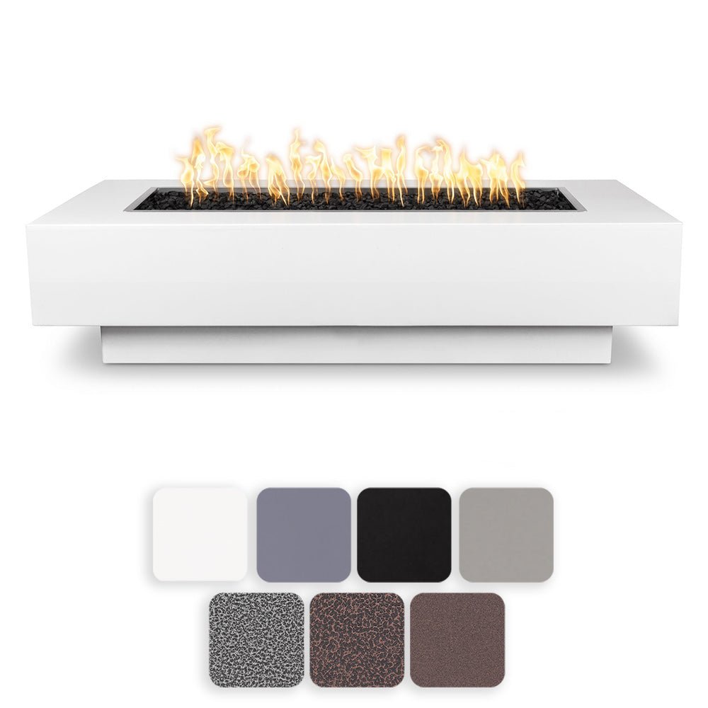 TOP Fires by The Outdoor Plus Coronado 72 - Inch Linear Powder Coated Steel Gas Fire Pit - by The Outdoor Plus | Buy at Agent BBQ