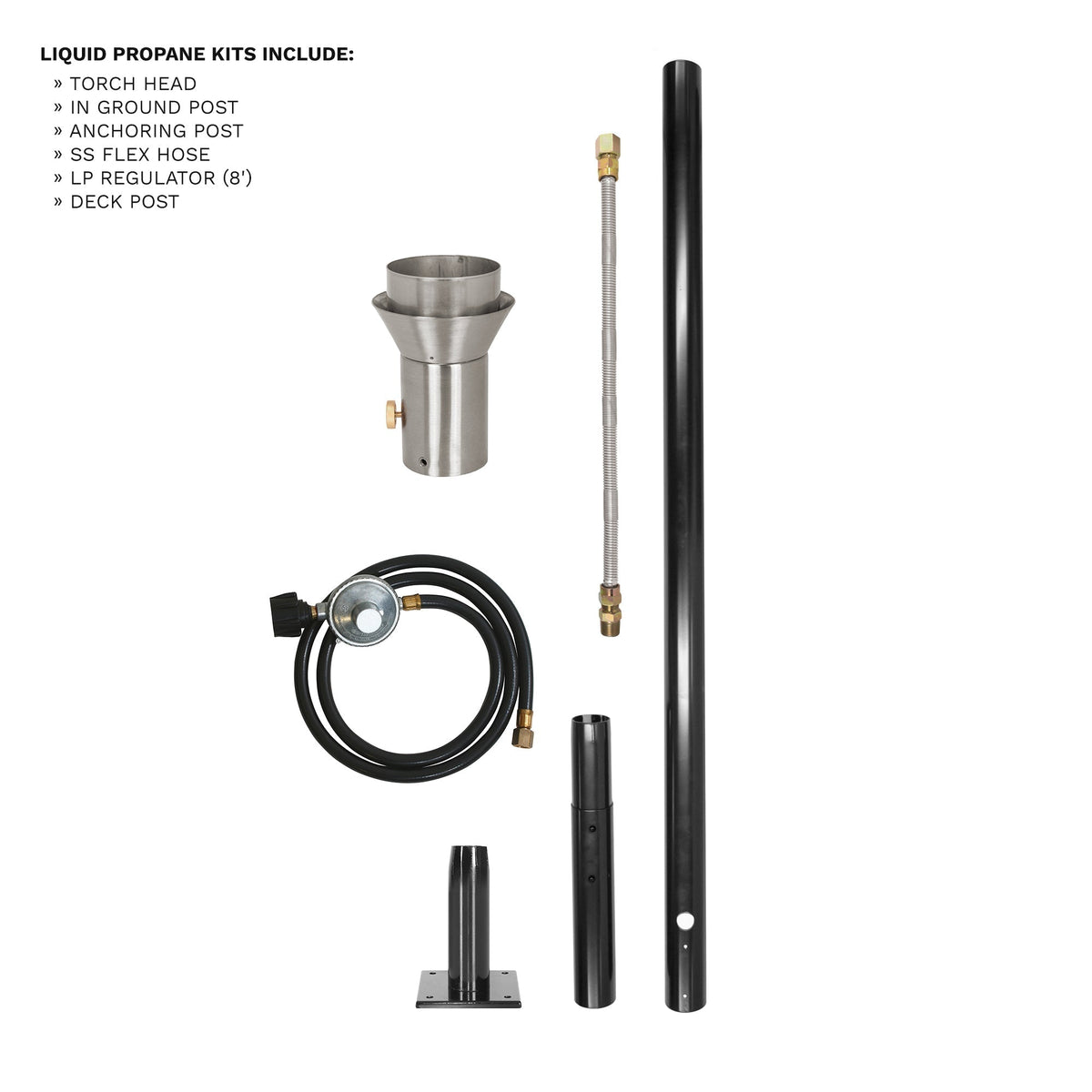 Vent Original Fire Torch & Post Kit - OPT - TPK4 - Fire Torch by The ...