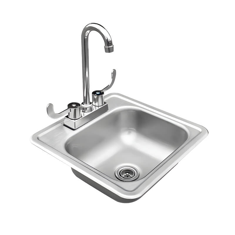 TrueFlame 15 - Inch x 15 - Inch Drop - in Sink - TF - NK - 15D - by TrueFlame | Buy at Agent BBQ