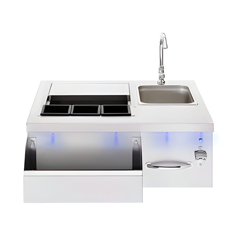 TrueFlame 30 Inch Built - In Beverage and Prep Station - TF - BC - 30L - by TrueFlame | Buy at Agent BBQ