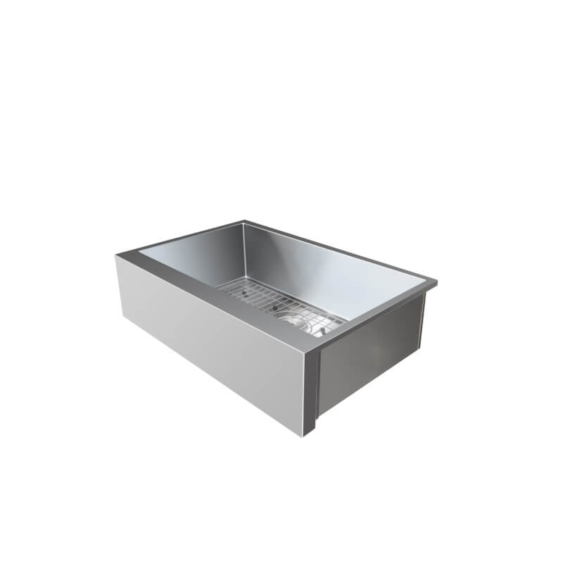 TrueFlame 32 Inch Outdoor Rated Farmhouse Sink - TF - NK - 32FH - P - by TrueFlame | Buy at Agent BBQ