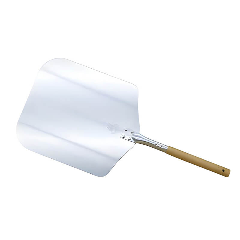 WPPO 12 - Inch x 26 - Inch Traditional Aluminum Pizza Peel With Wood Handle - WKPA - 1226W - by WPPO | Buy at Agent BBQ