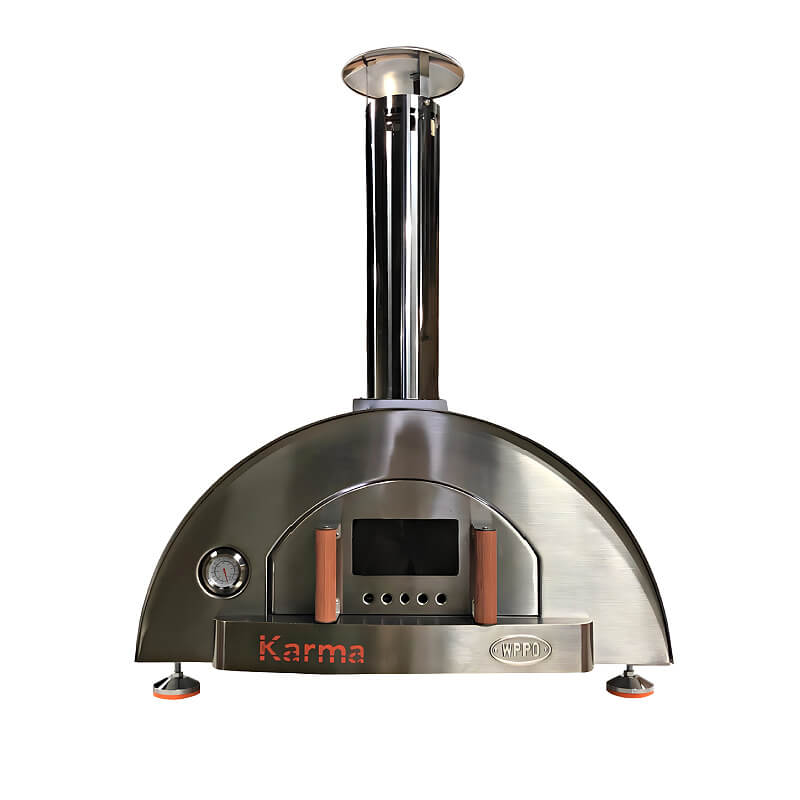 WPPO Karma Professional 32 Inch Stainless Steel Wood Fired Pizza Oven - WKK - 02S - 304SS - 2 - by WPPO | Buy at Agent BBQ